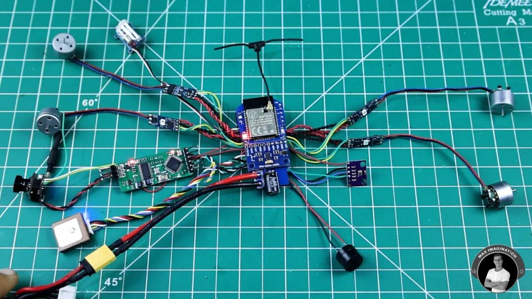 Assembled ESP-BLAST Drone