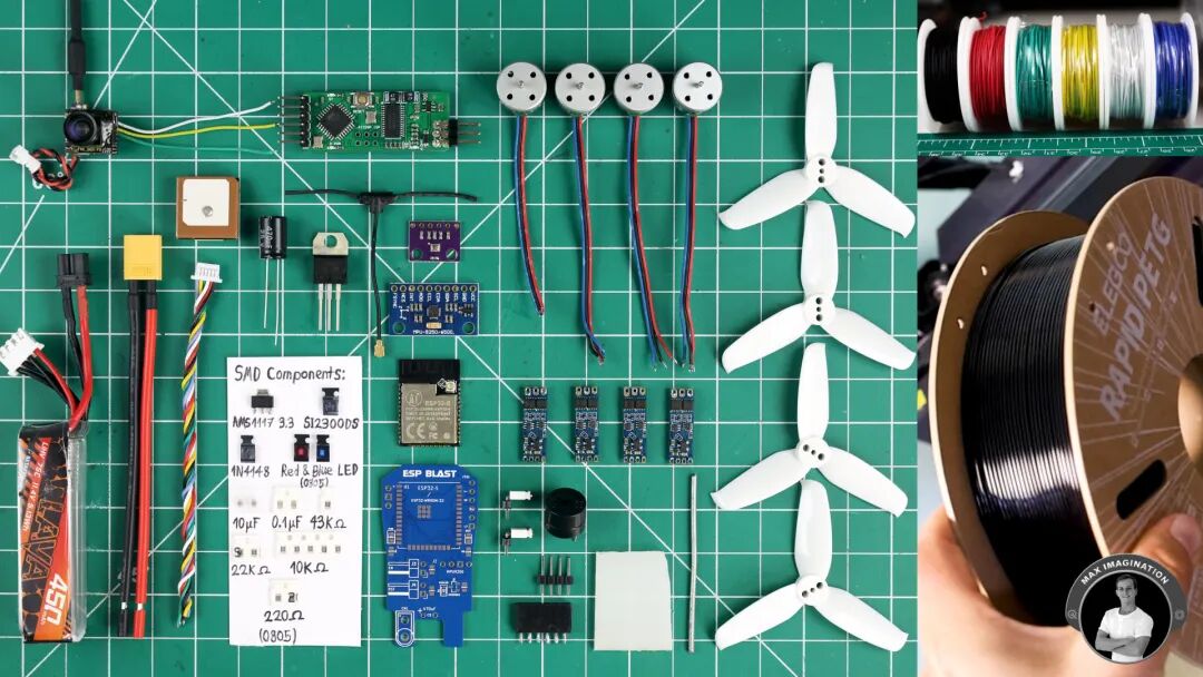 Drone Components Close-up