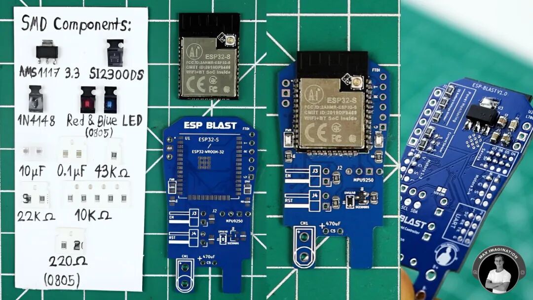 Assembled PCB