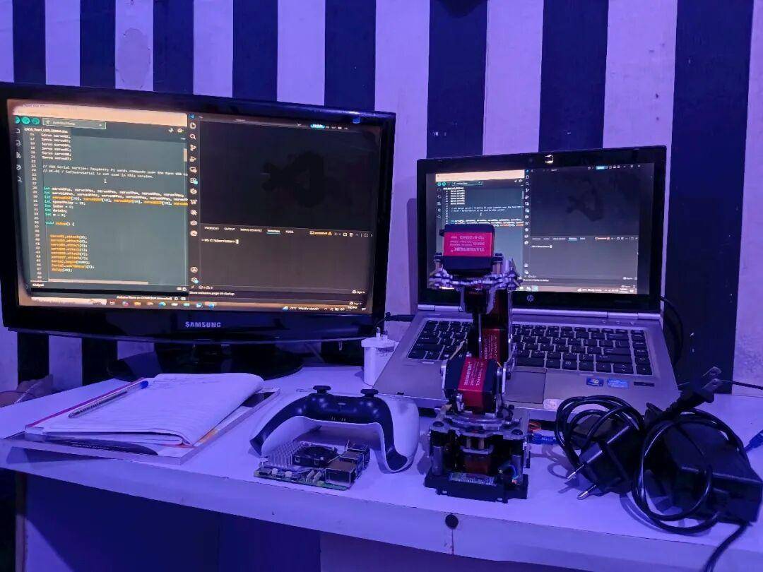 PS5 Controller 6DOF Robotic Arm: Raspberry Pi 5 + Arduino Nano Hack ...