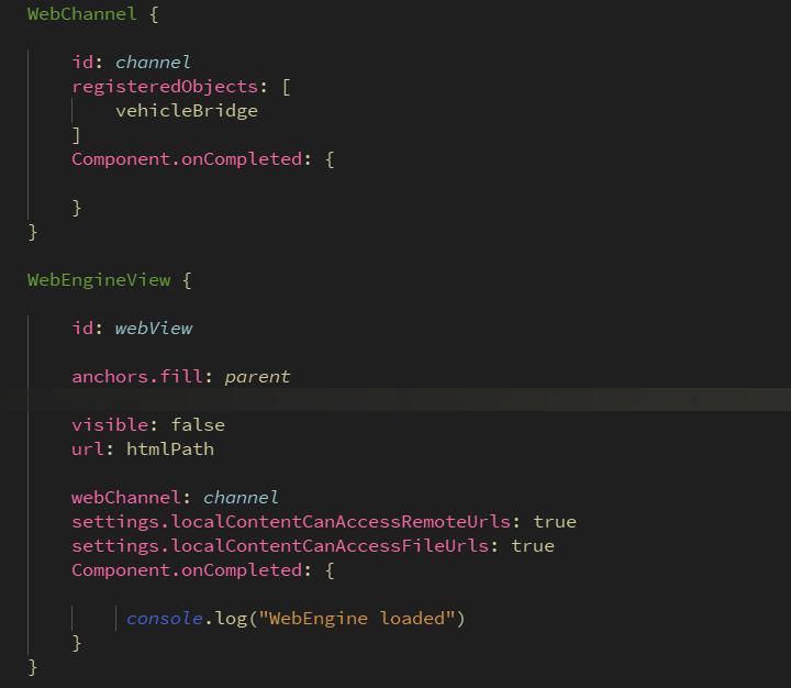 Qt QML WebEngineView code embedding Cesium in QGroundControl