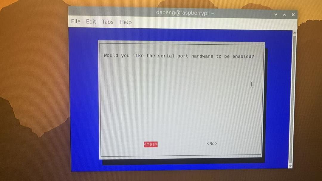 Raspi-config serial port configuration completed