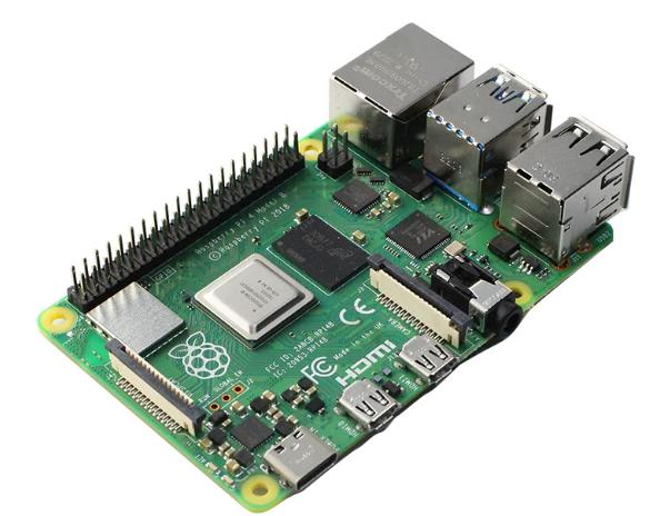 Raspberry Pi 4B used as an onboard Linux companion computer
