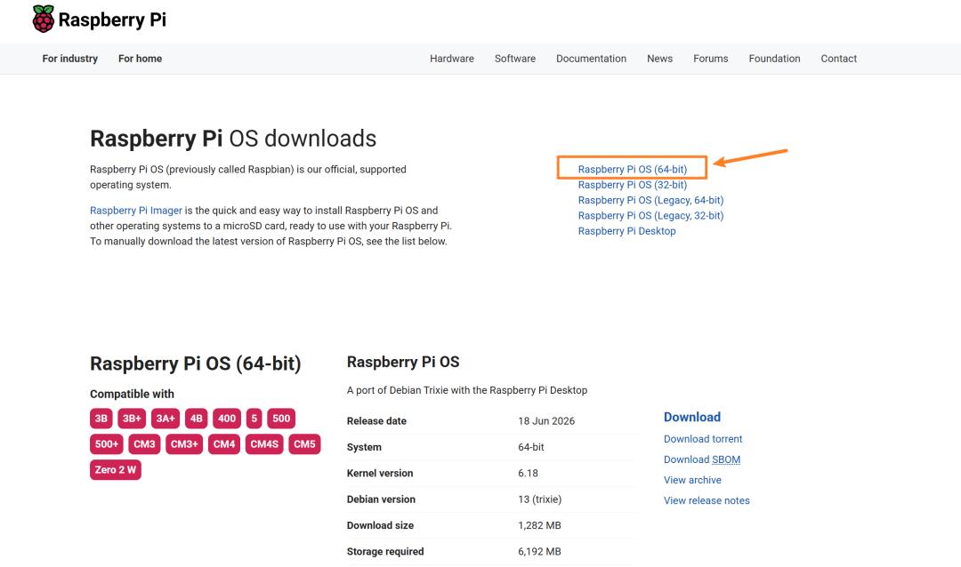 Raspberry Pi OS Legacy 64-bit flashed to an SD card with Raspberry Pi Imager