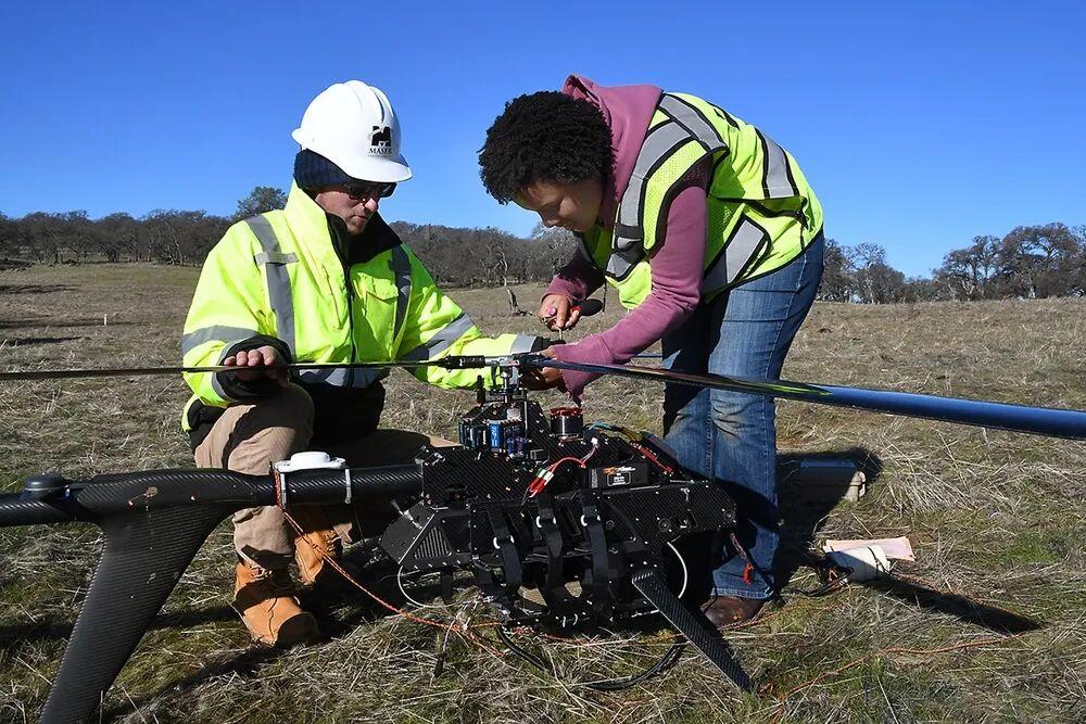 US Army Corps of Engineers LiDAR drone for GPS-denied navigation and real-time SLAM mapping