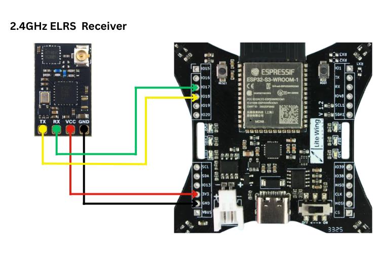 LiteWing open-source quadcopter built on the ESP32-S3 microcontroller