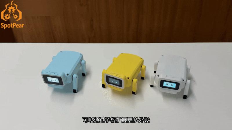 ESP-Hi low-cost AI voice quadruped robot dog from Espressif